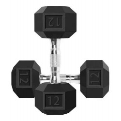 MANCUERNAS HEXAGONALES 12 LBS (PAR)