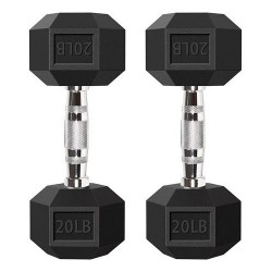 MANCUERNAS HEXAGONALES 20 LBS (PAR)