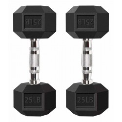 MANCUERNAS HEXAGONALES 25 LBS (PAR)
