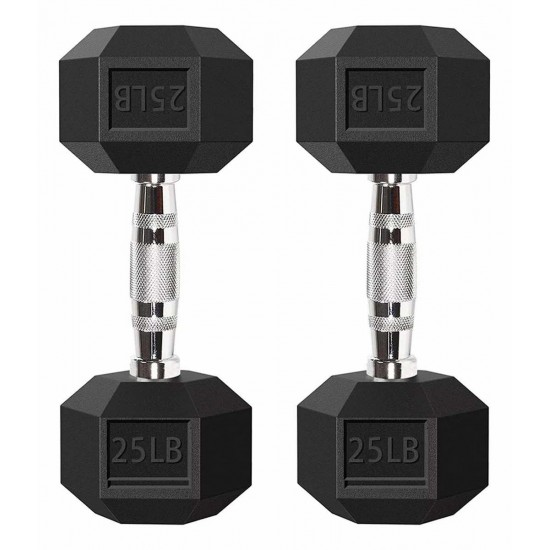 MANCUERNAS HEXAGONALES 25 LBS (PAR)