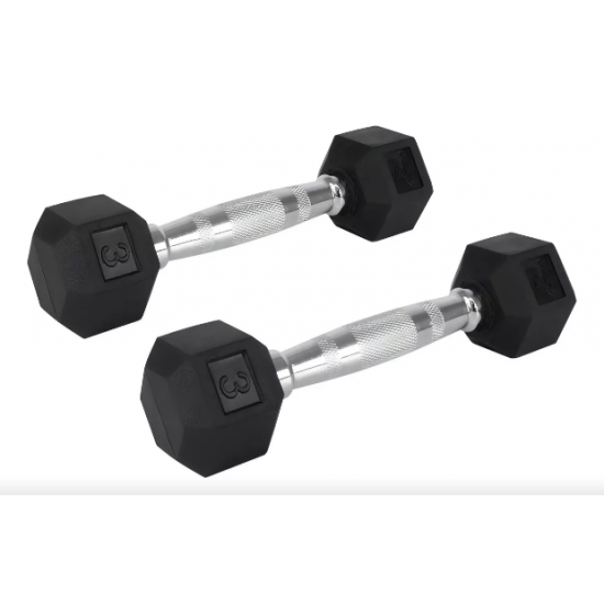 MANCUERNAS -HEXAGONALES 3 LBS (PAR) MANCUERNAS -HEXAGONALES 3 LBS (PAR)
