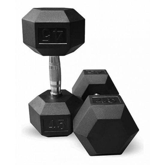 MANCUERNAS HEXAGONALES 45 LBS (PAR)