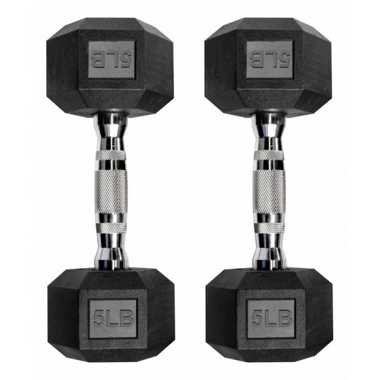 MANCUERNAS -HEXAGONALES 5 LBS (PAR)