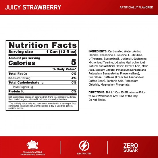 Amino Energy  Drink 12oz (12 pack) de ON