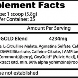 Psychotic GOLD 35servs. De Insane Labz