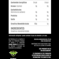 Creatina 450gms. De Birdman Creatina 450gms. De Birdman