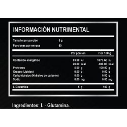 GLUTAMINE 80servs. De Ultra Pure Supps.