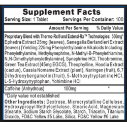 Lipodrene 100tabs. De HTP