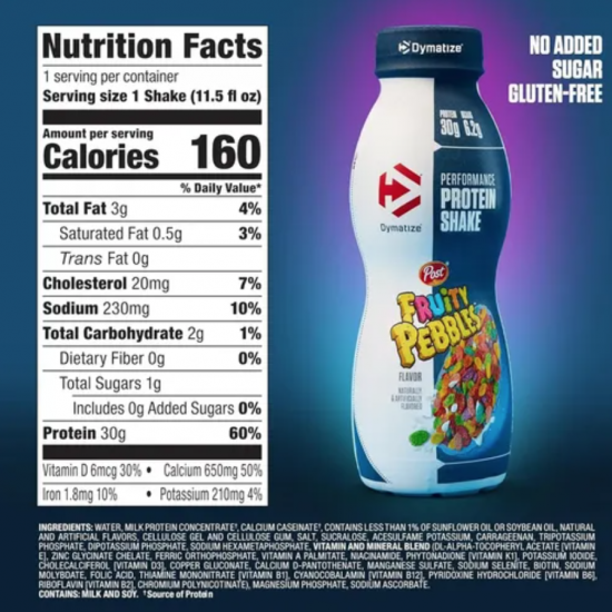 Protein Shake 12PACK De Dymatize