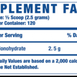 Creatine XS Ronnie Coleman 120servs. De Ronnie Coleman