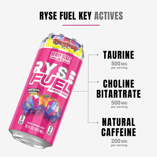 Ryse Fuel Energy Drink 16oz (12pack) de Ryse